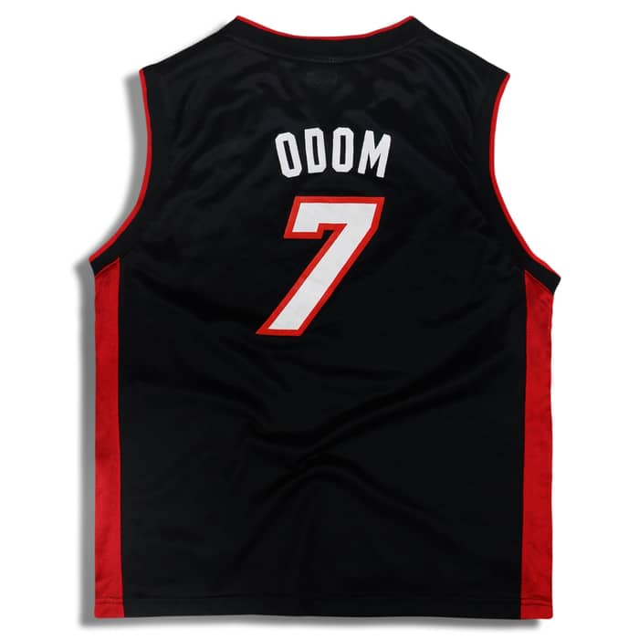 2003-04 Miami Heat Odom #7 Reebok Jersey (Away) Y