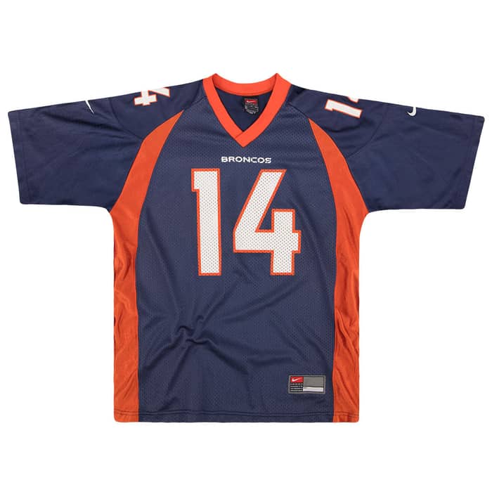 1998-00 Denver Broncos Griese #14 Nike Jersey (Home) Y