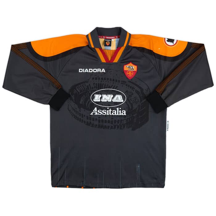 1997-98 Roma Third L/S Shirt Totti #10 - 6/10 - (M)
