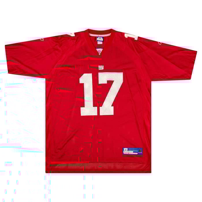 2005-06 New York Giants Burress #17 Reebok On Field Jersey (Alternate) XXL