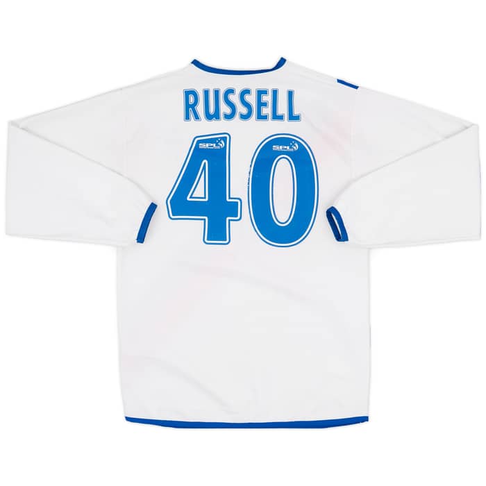 2004-05 Rangers Away L/S Shirt Russell #40 - 4/10 - (M)