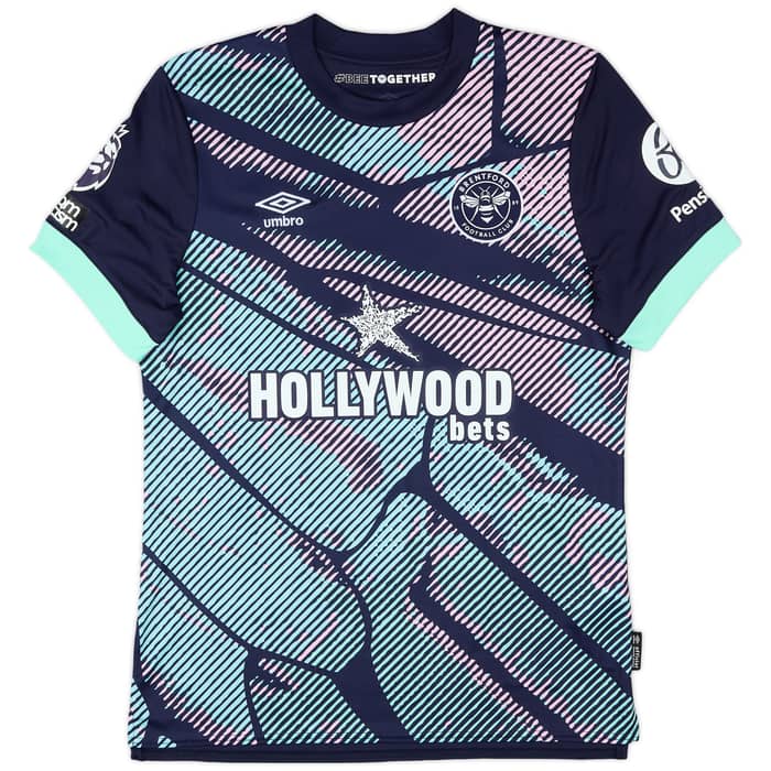 2023-24 Brentford Match Issue Third Shirt Onyeka #15