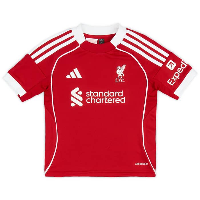 2025-26 Liverpool Home Full Kit Wirtz #7 (Little Kids) 