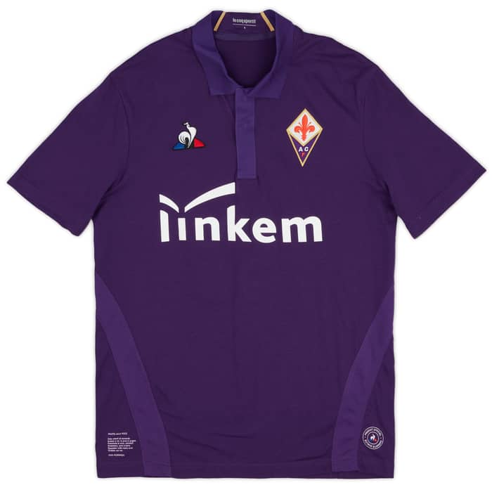 2018-19 Fiorentina Player Issue Home Shirt # - 5/10 - (S)