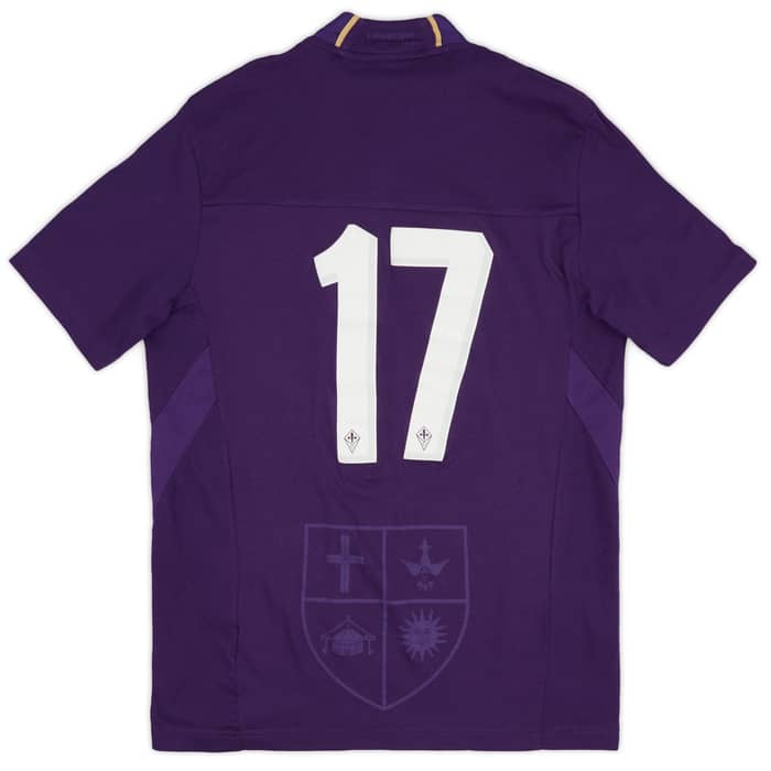 2018-19 Fiorentina Player Issue Home Shirt # - 5/10 - (S)