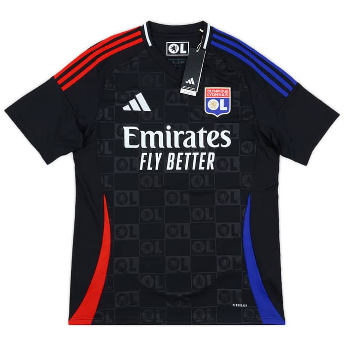 2024-25 Lyon Away Shirt Mikautadze #69