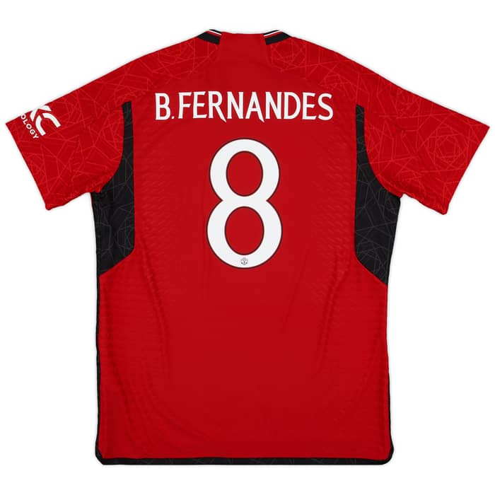 2023-24 Manchester United Authentic Home Shirt B.Fernandes #8 - 10/10 - (XL)