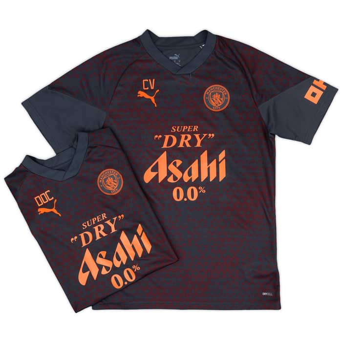 2023-24 Manchester City Staff Issue Training Shirt # - 9/10 - (M)