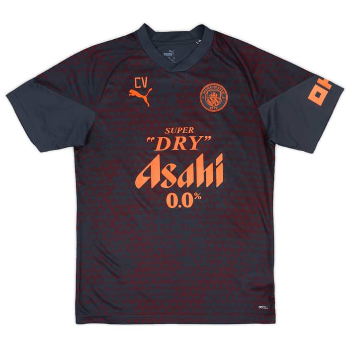2023-24 Manchester City Staff Issue Training Shirt # - 9/10 - (M)