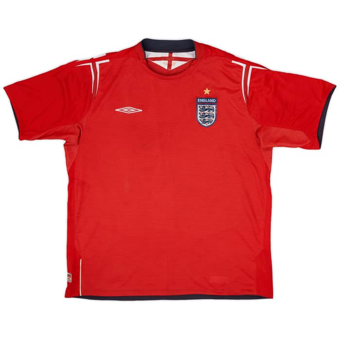 2004-06 England Away Shirt - 5/10 - (XL)