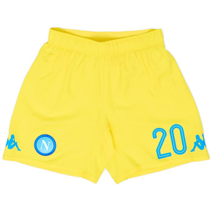 2017-18 Napoli Player Issue Away Shorts # - 7/10