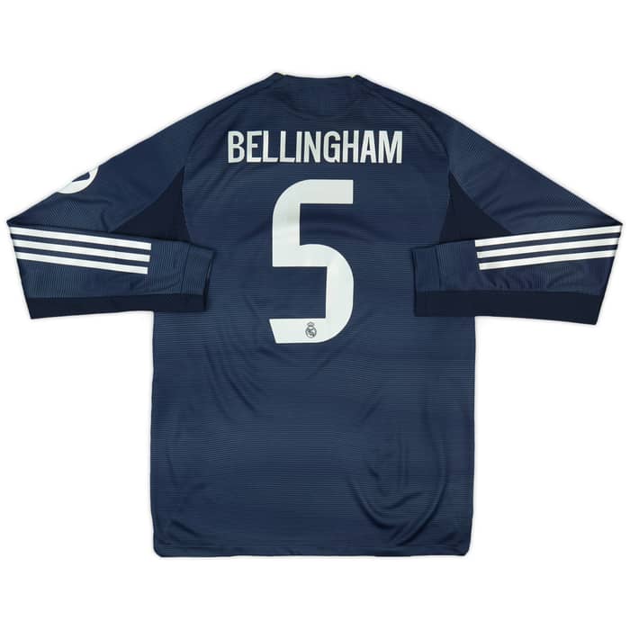 2025-26 Real Madrid Authentic Away L/S Shirt Bellingham #5