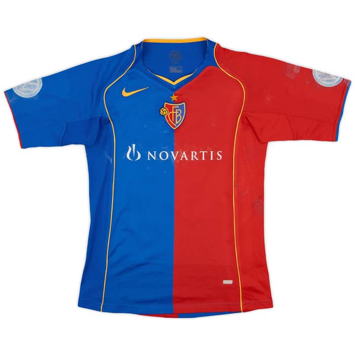 2004-05 FC Basel Home Shirt Rossi #33 - 4/10 - (L.Boys)