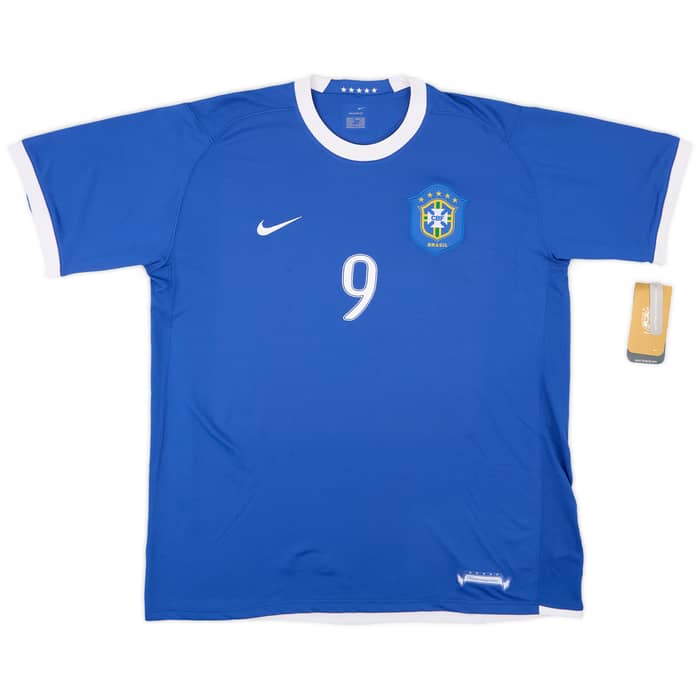 2006-07 Brazil Away Shirt Ronaldo #9 (XL)