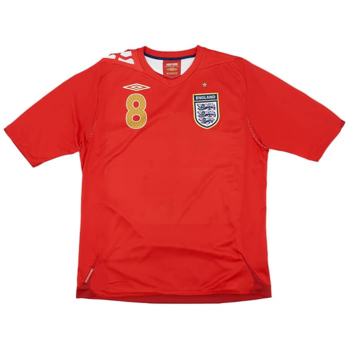 2006-08 England Away Shirt Lampard #8 - 6/10 - (L)