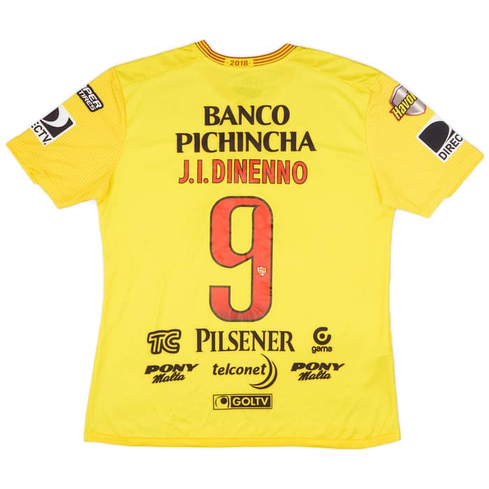 2018-19 Barcelona SC Home Shirt J.I.Dinenno #9 - 9/10 - (XL)