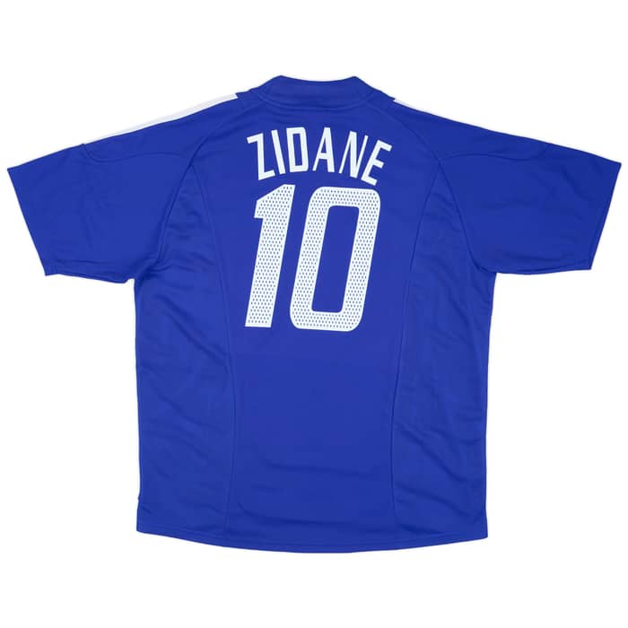2002-04 France Home Shirt Zidane #10 (XL)