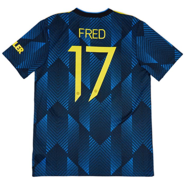 2021-22 Manchester United Third Shirt Fred #17 - 10/10 - (L)