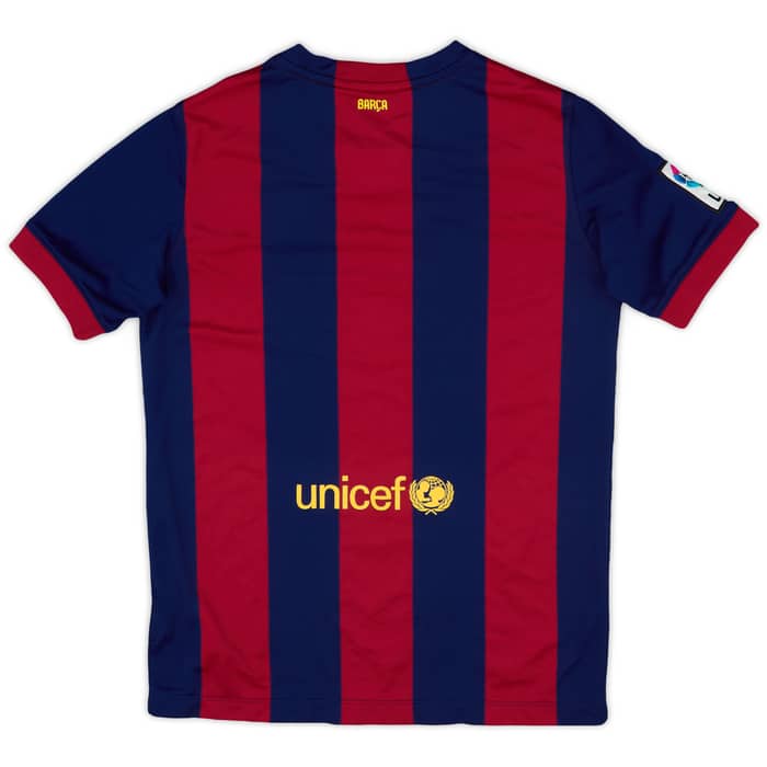 2014-15 Barcelona Home Shirt - 8/10 - (XL.Boys)