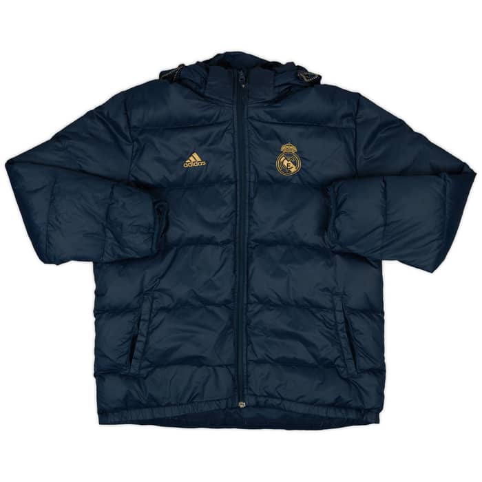 2009-10 Real Madrid adidas Padded Bench Coat - 9/10 - (XL)