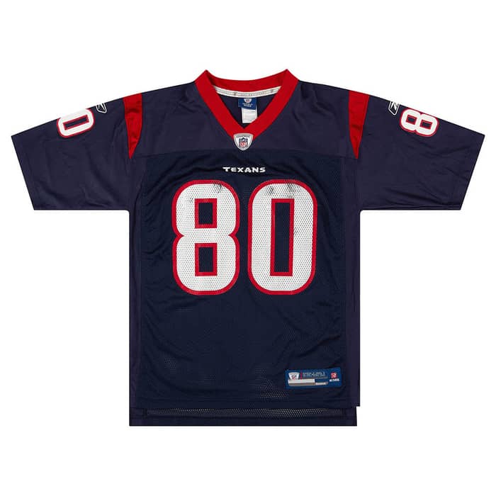 2008-11 Houston Texans A. Johnson #80 Reebok On Field Jersey (Home) M