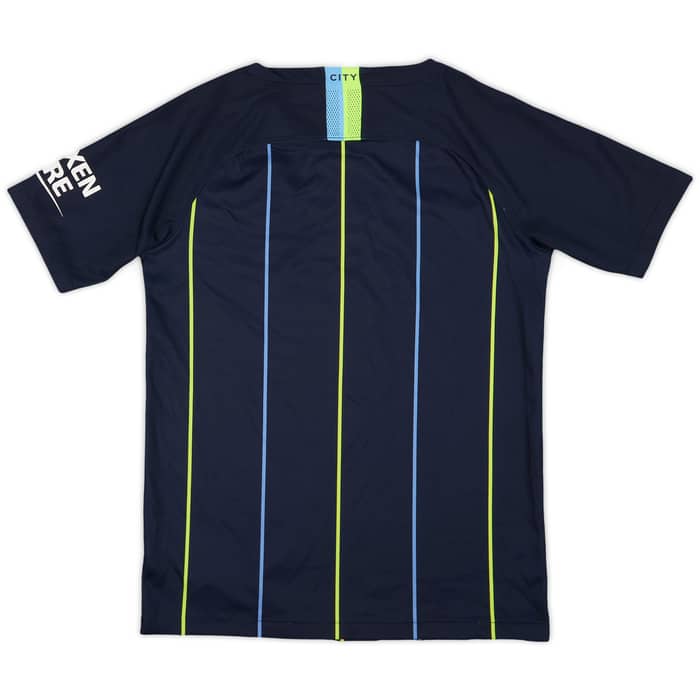 2018-19 Manchester City Away Shirt - 6/10 - (L.Boys)