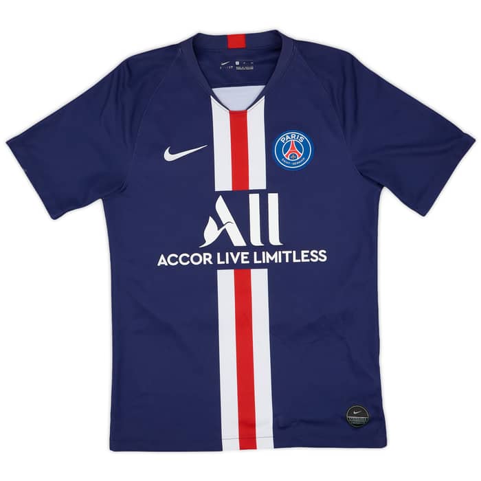 2019-20 Paris Saint-Germain Home Shirt Mbappe #7 - 10/10 - (S)
