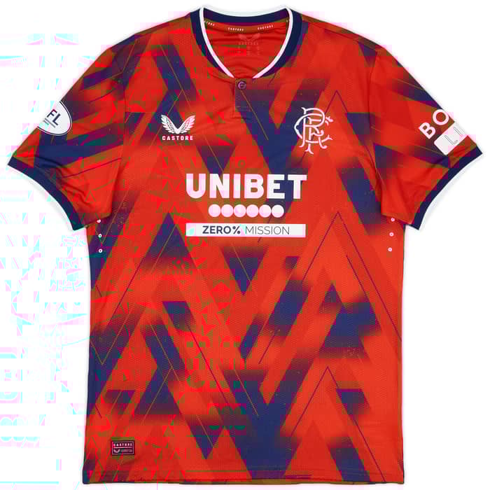 2023-24 Rangers Match Issue Fourth Shirt R. Matondo #17