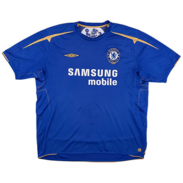 2005-06 Chelsea Centenary Home Shirt Makelele #4 - 9/10 - (XXL)