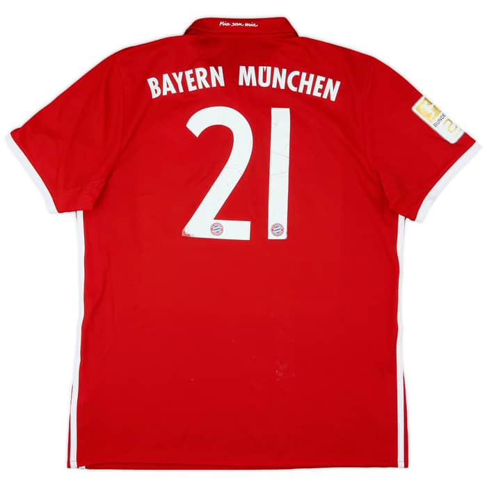 2016-17 Bayern Munich Home Shirt #21 - 6/10 - (L)