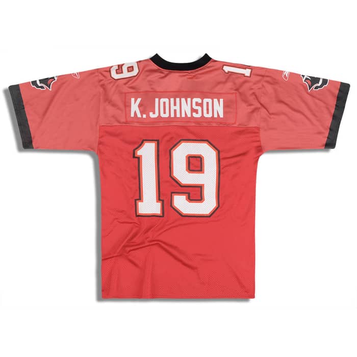 2001 Tampa Bay Buccaneers K. Johnson #19 Reebok Jersey (Home) M