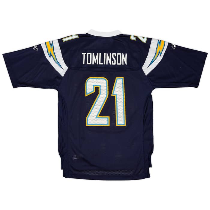 2007 San Diego Chargers Tomlinson #21 Reebok On Field Home Jersey - 9/10 - (M)