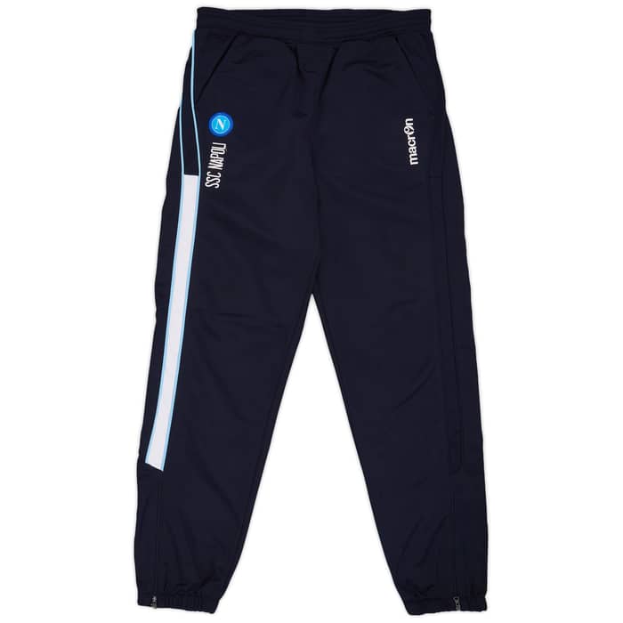2011-12 Napoli Macron Track Pants/Bottoms - 5/10 - (XL.Boys)