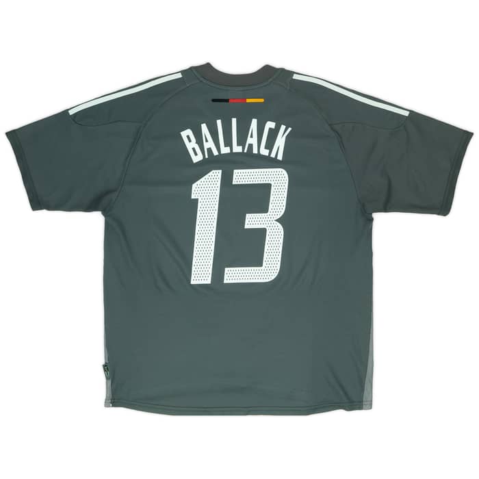 2002-04 Germany Away Shirt Ballack #13 - 7/10 - (XL)