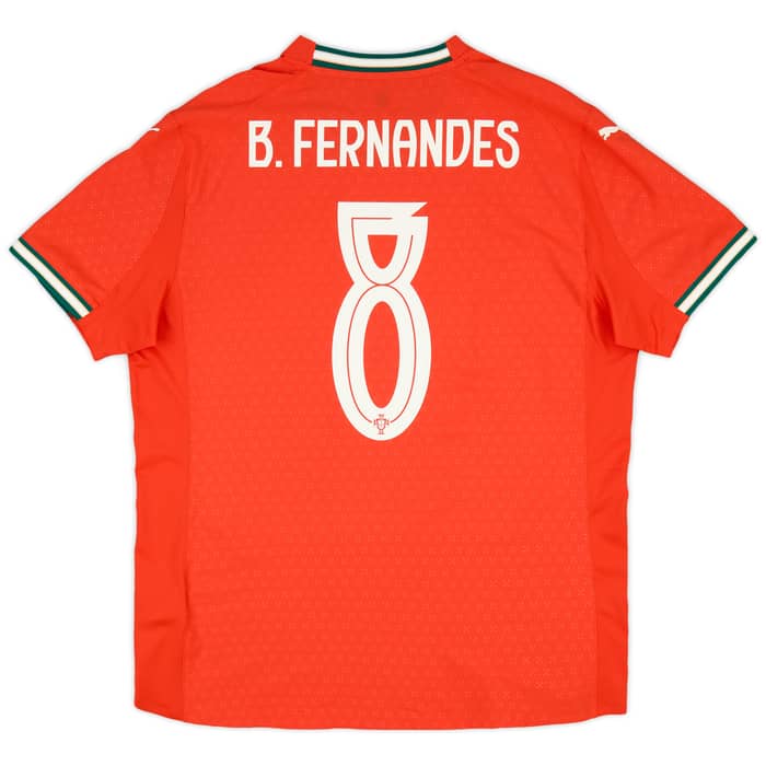 2025-26 Portugal Authentic Home Shirt B.Fernandes #8