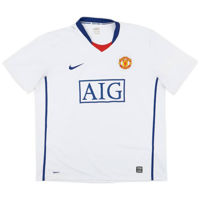2008-10 Manchester United Away Shirt Ferdinand #5 - 5/10 - (XL)