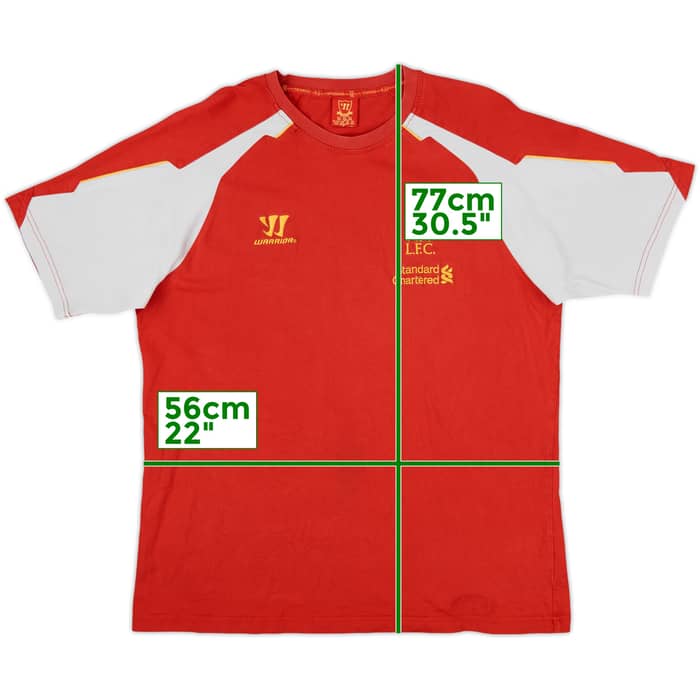 2012-13 Liverpool Warrior Cotton Tee - 9/10 - (XXL)