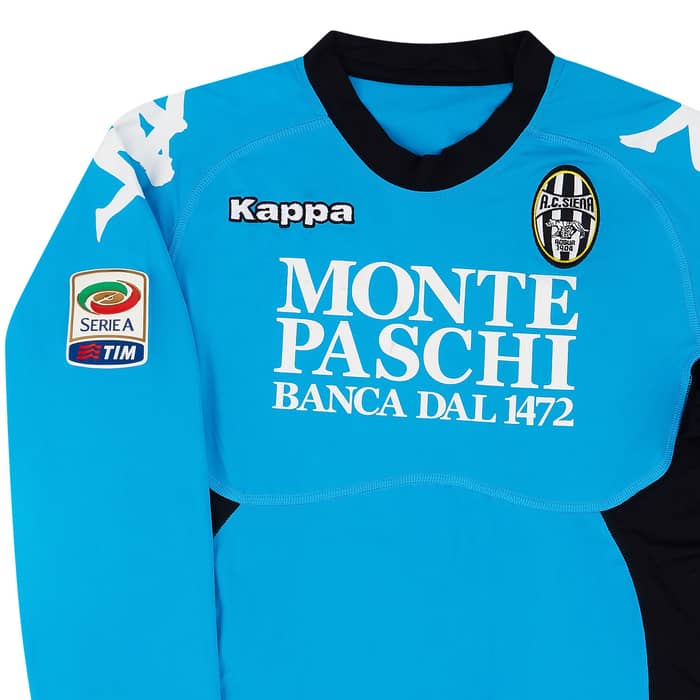 2011-12 Siena Match Issue GK Shirt Pegolo #25