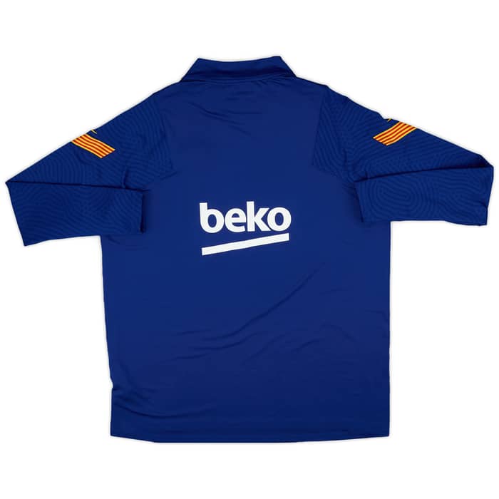 2020-21 Barcelona Nike 1/4 Zip Training Top - 9/10 - (XXL)