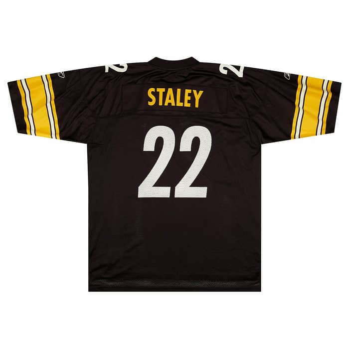 2005-06 Pittsburgh Steelers Staley #22 Reebok On Field Jersey (Home) XXL