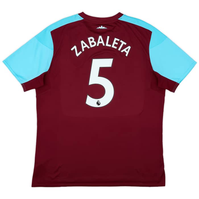 2017-18 West Ham Home Shirt Zabaleta #5 - 7/10 - (XXL)