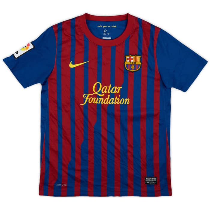 2011-12 Barcelona Home Shirt - 8/10 - (M.Boys)