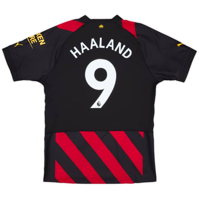 2022-23 Manchester City Player Issue Away Shirt Haaland #9