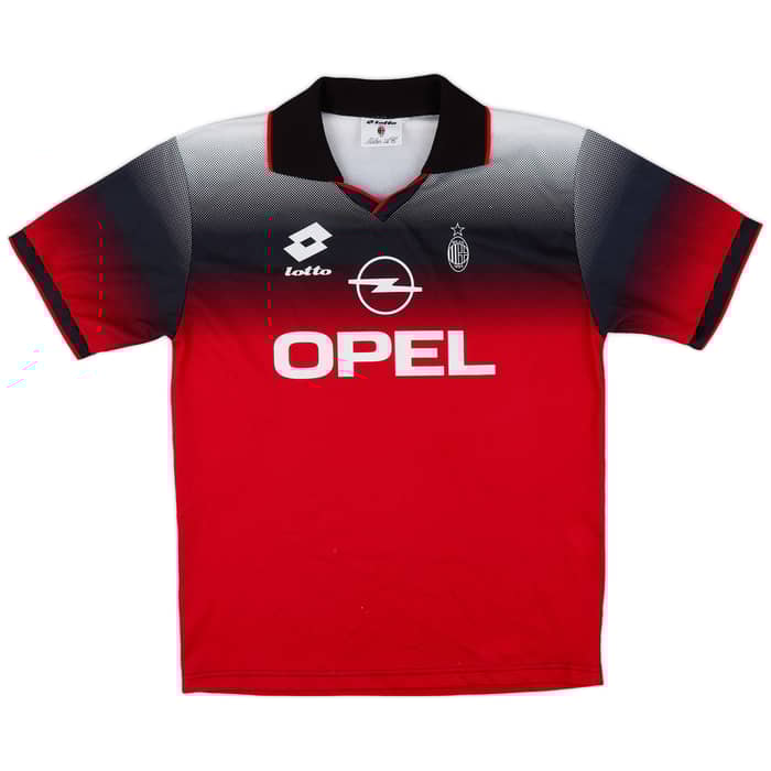 1995-96 AC Milan Lotto Training Shirt - 9/10 - (L)