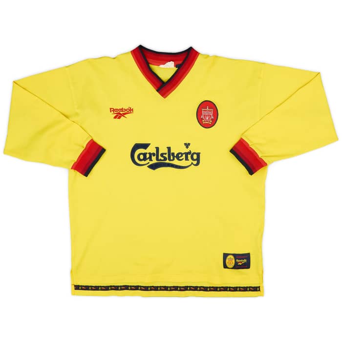1997-99 Liverpool Away L/S Shirt Fowler #9 - 7/10 - (XL)