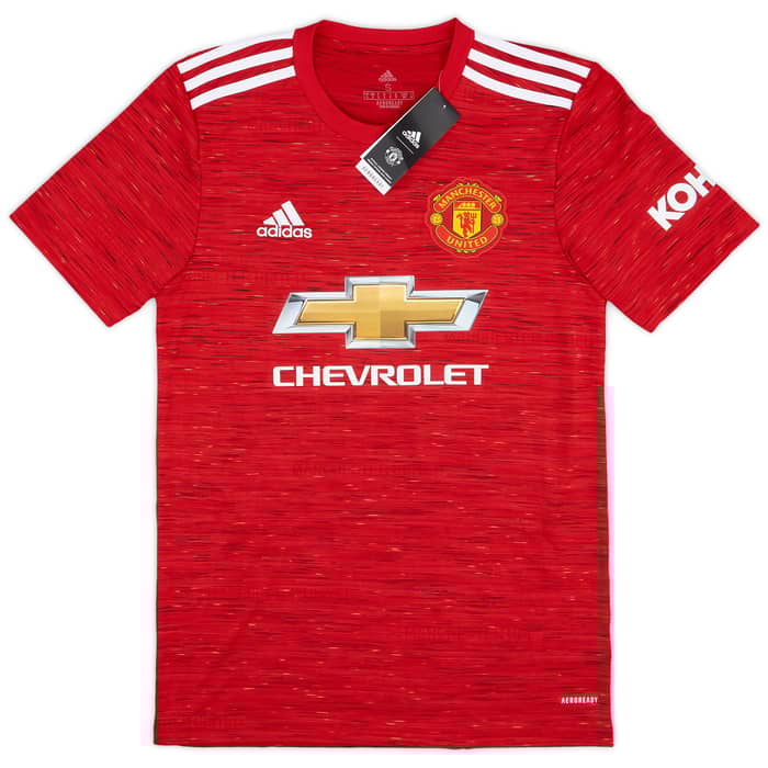 2020-21 Manchester United Home Shirt B.Fernandes #18 (S)
