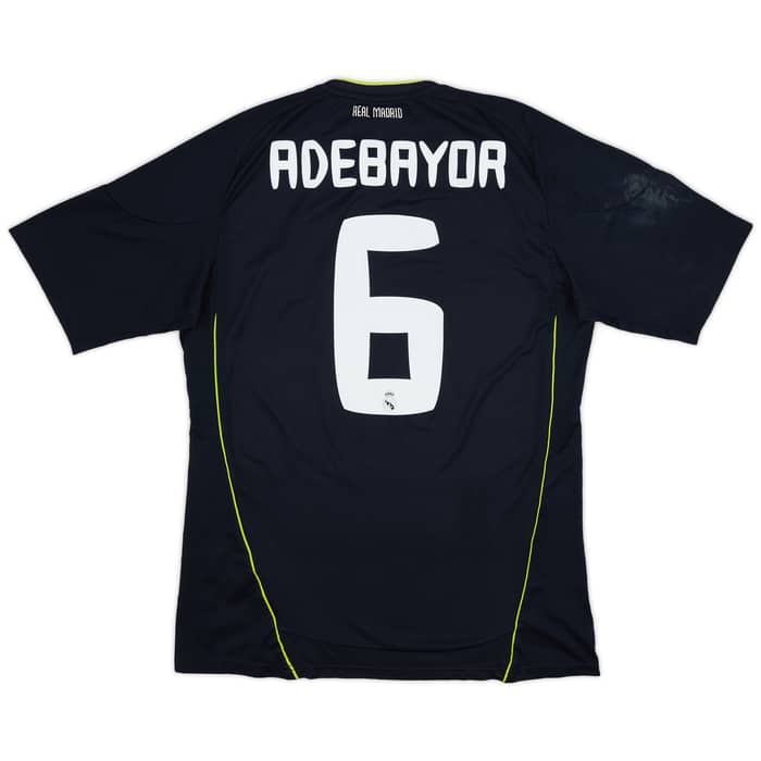 2010-11 Real Madrid Away Shirt Adebayor #6 - 7/10 - (L)