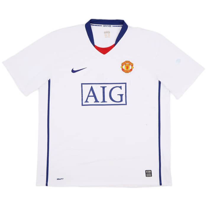 2008-10 Manchester United Away Shirt Evra #3 - 4/10 - (XL)