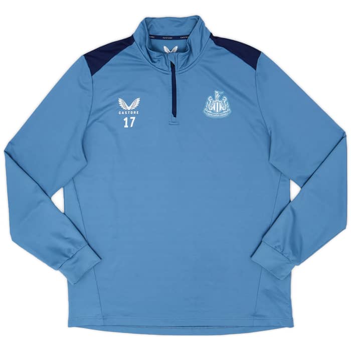 2023-24 Newcastle Player Issue 1/4 Zip Training Top # - 5/10