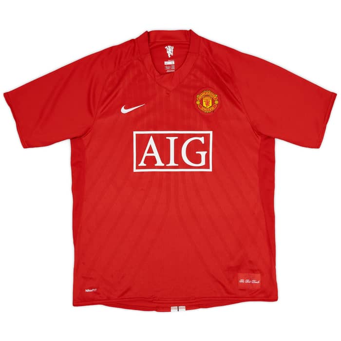 2007-09 Manchester United Home Shirt Carrick #16 - 5/10 - (L)